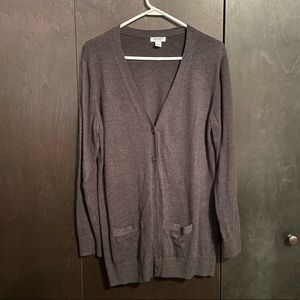 Old Navy Gray Cardigan, L